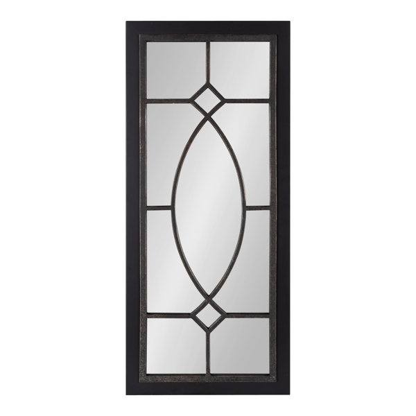 Winston Porter Farmhouse Wall Mirror, Traditional Full Length Mirror